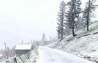 Sis Dağı’nda 19 Mayıs’ta kar süprizi