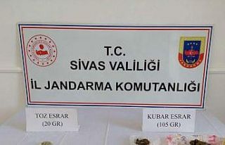 Sivas’ta narkotik köpekli şafak operasyonu
