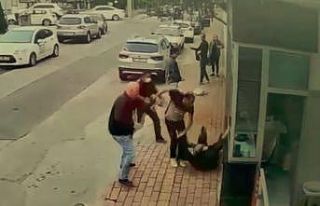 Sokak ortasında kadını darp eden saldırgana ikinci...