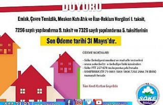 Söke Belediyesi’nden uyarı: “Son gün 31 Mayıs”