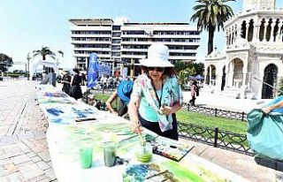 Suluboya Festivali İzmir’e renk kattı