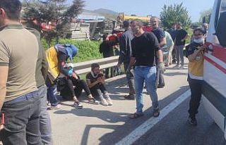 Sürücünün araçtan fırladığı kazada can pazarı