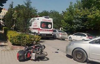 Tavşanlı’da motosiklet ile otomobil çarpıştı:...