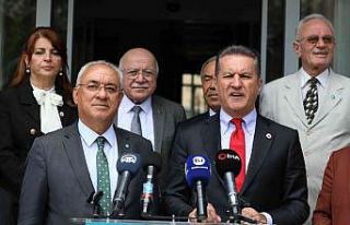 TDP Genel Başkanı Sarıgül, DSP lideri Aksakal’ı...