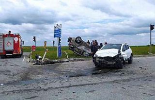 Tekirdağ’da feci kaza: 4 yaralı