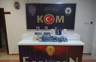Tercan’da 496 paket kaçak sigara ele geçirildi