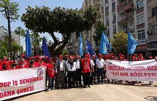 Tez-Koop İş Sendikası üyeleri, Mersin Üniversitesi...