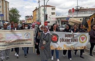 Tomarza’da Çölyak için farkındalık yürüyüşü...