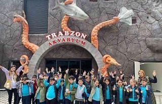 Trabzon Akvaryum’a ziyaretçi akını