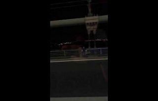 Trabzonspor bayrağını indirmeye çalışan "Rambo...