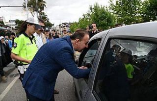 Trafik haftasında yaya güvenliğine dikkat çekildi