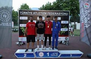 Türkiye Atletizm Şampiyonasından çifte madalya...