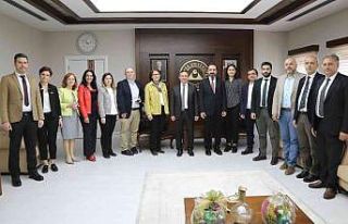 TÜSEB heyetinden ERÜ’ye ziyaret