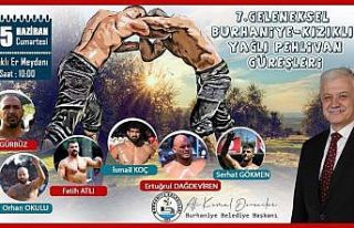 Ünlü Pehlivanlar Burhaniye’ de er meydanına çıkacak