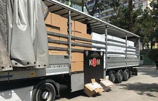 Uşak’ta 1 buçuk milyon TL’lik kaçak makaron...