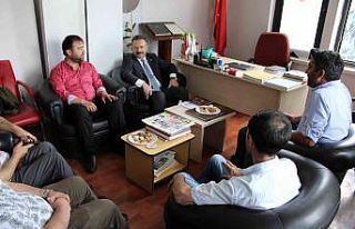 Vali Aksoy gazeteciler ile bir araya geldi