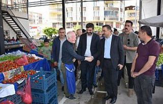 Vali Hacıbektaşoğlu esnafla bir araya geldi
