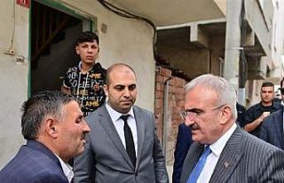 Vali Karaloğlu şehit ailelerini evlerinde ziyaret...