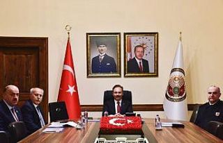 Vali Kızılkaya, Bakan Soylu başkanlığında gerçekleştirilen...