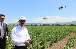 Vali Masatlı, ZİHA ile ilaçlama yaptı