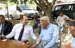 Vali Pehlivan, Sayköy’de vatandaşlarla buluştu