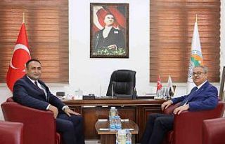 Vali Su, Başkan Yılmaz ile vedalaştı