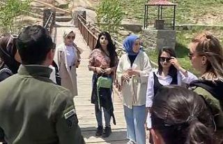 Van polisi ‘inci kefali’ için bilgilendirmede...