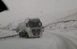 Van’da Güzeldere Geçidi’nde onlarca araç mahsur...