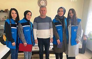 YADEM ekipleri bayramda yaşlıları unutmadı