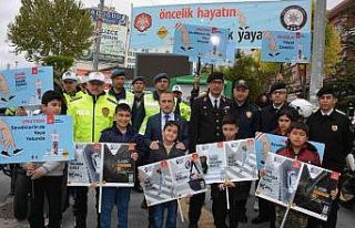 ‘Yayalar için 5 adım mottosu’ etkinliği düzenlendi