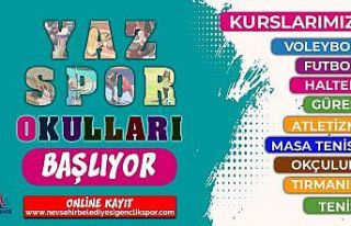 Yaz Sporu Okullarına kayıtlar başlıyor