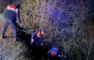 Yoldan çıkan otomobil uçuruma yuvarlandı: 3 yaralı