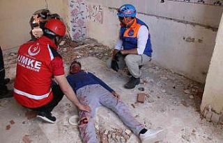 Yozgat’ta deprem ve yangın tatbikatı gerçeği...