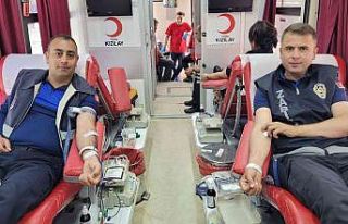 Zabıtadan kan bağışına destek