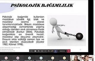 ZBEÜ Fen Edebiyat Fakültesinde bağımlılık konusu...