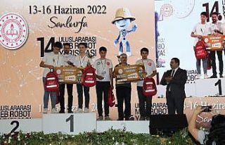 14. Uluslararası MEB Robot Yarışması’nda ödül...