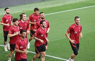 A Milli Futbol Takımı, Litvanya maçının hazırlıklarına...