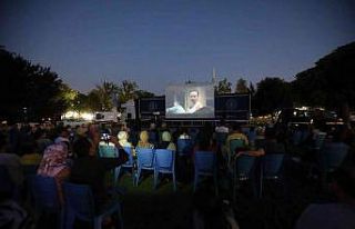 Açık havada sinema keyfi