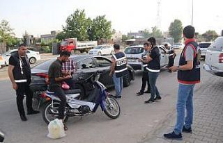 Adıyaman’da 327 polis uygulamaya katıldı