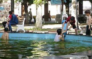 Adıyaman’da çocukların tehlikeli serinlemesi
