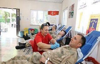 Adıyaman’da jandarmadan kan bağışı