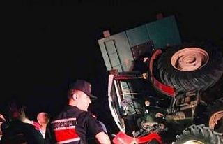 Adıyaman’da traktör devrildi: 1 yaralı