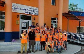 ADÜ Arama Kurtarma Ekibi üyeleri akreditasyon eğitimlerini...