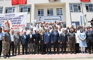 Akçadağ’da 12 derslikli okul törenle eğitime...