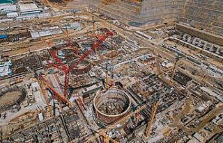 Akkuyu NGS’nin 2. ünitesinde iç koruma kabuğunun...