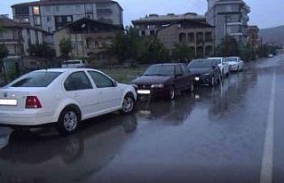 Aksaray’da sağanak yağış etkili oldu