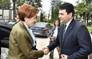 Akşener, Demokrat Parti Genel Başkanı Uysal’ı...