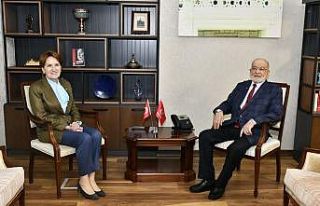 Akşener, Saadet Partisi Genel Başkanı Karamollaoğlu’nu...