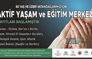 Aktif yaşam ve eğitim merkezi hizmete giriyor