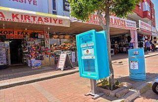 Alanya’nın dört bir yanına kitap kumbaraları...